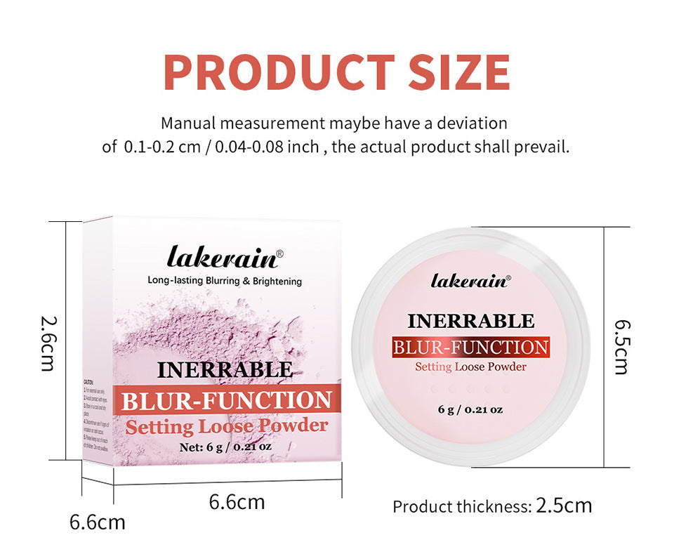 Blur-setting Loose Powder For Long-lasting Hold