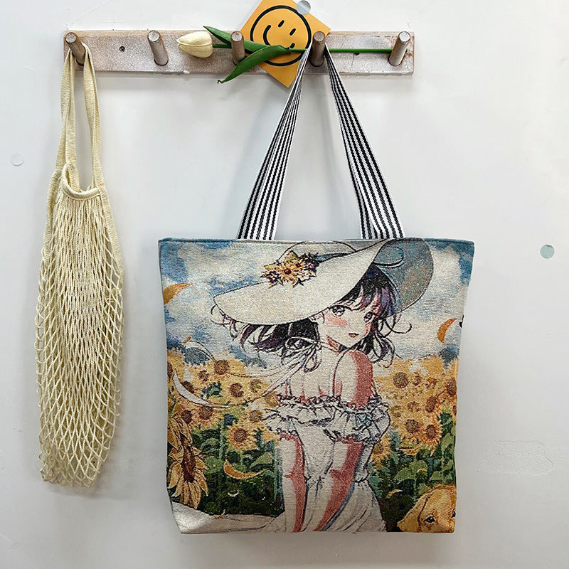 Fashion Casual Canvas Shoulder Bag Creativity