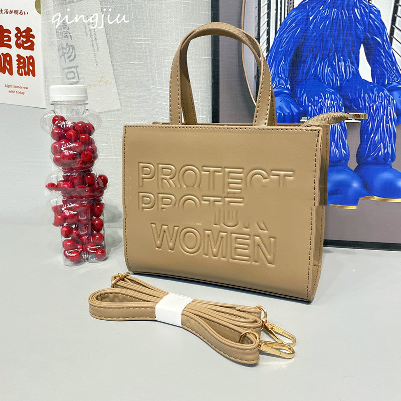 Women's Fashion Embossed Messenger Bag