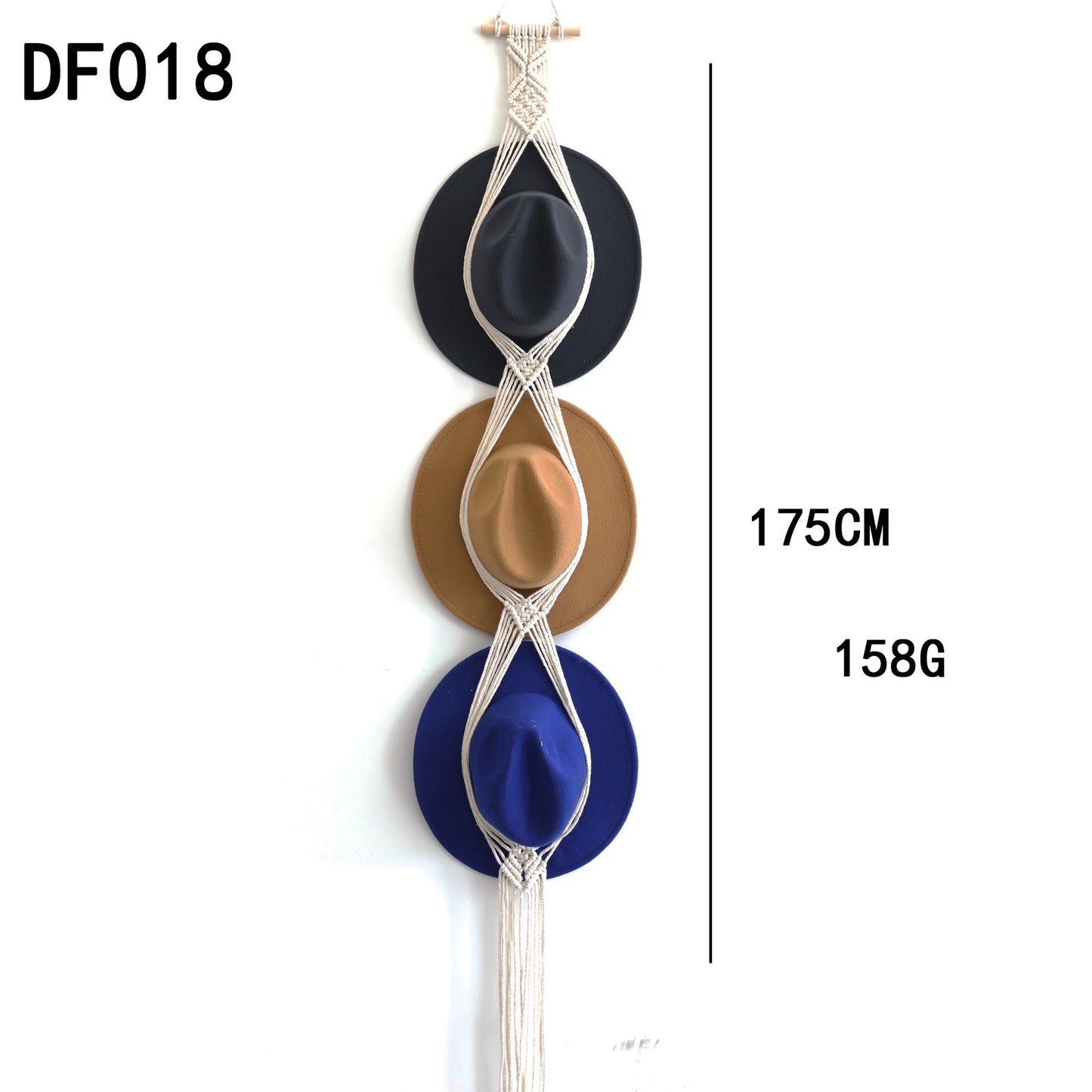Hand-woven Nordic Wind Hat Storage Rack Creative Multi-layer