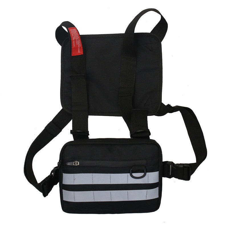 Hip Hop Tactical Vest Tide Brand Tooling Vest Backpack Tactical Chest Bag