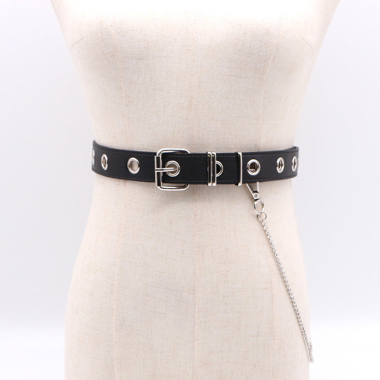Ring Chain Hollow Decoration Ladies Belt