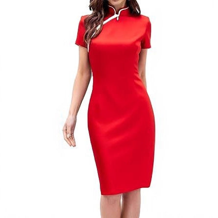 Women's Stylish Minimalist Vintage Design Womens Dress