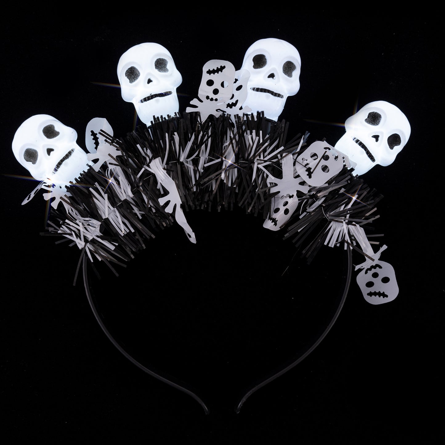 Coolette Ny Halloween Spøgelseshårbånd Spøgelsesfestival LED-lysrekvisitter Lysende Hårbånd