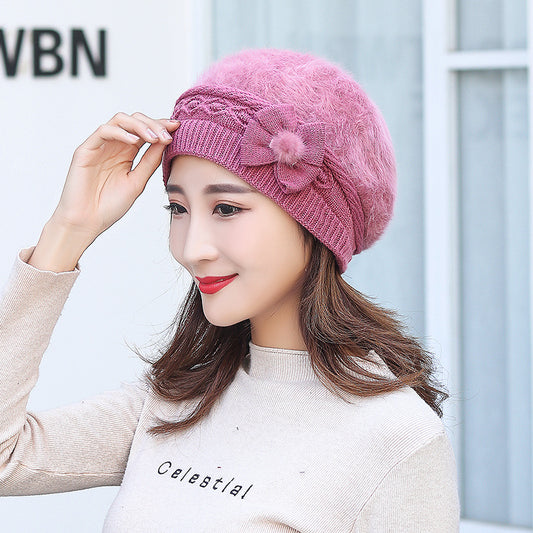 New Women's Winter Warm Fleece Knitted Hat