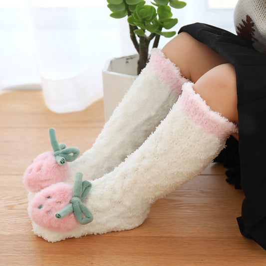 Warm Children Cartoon Doll Knee Socks
