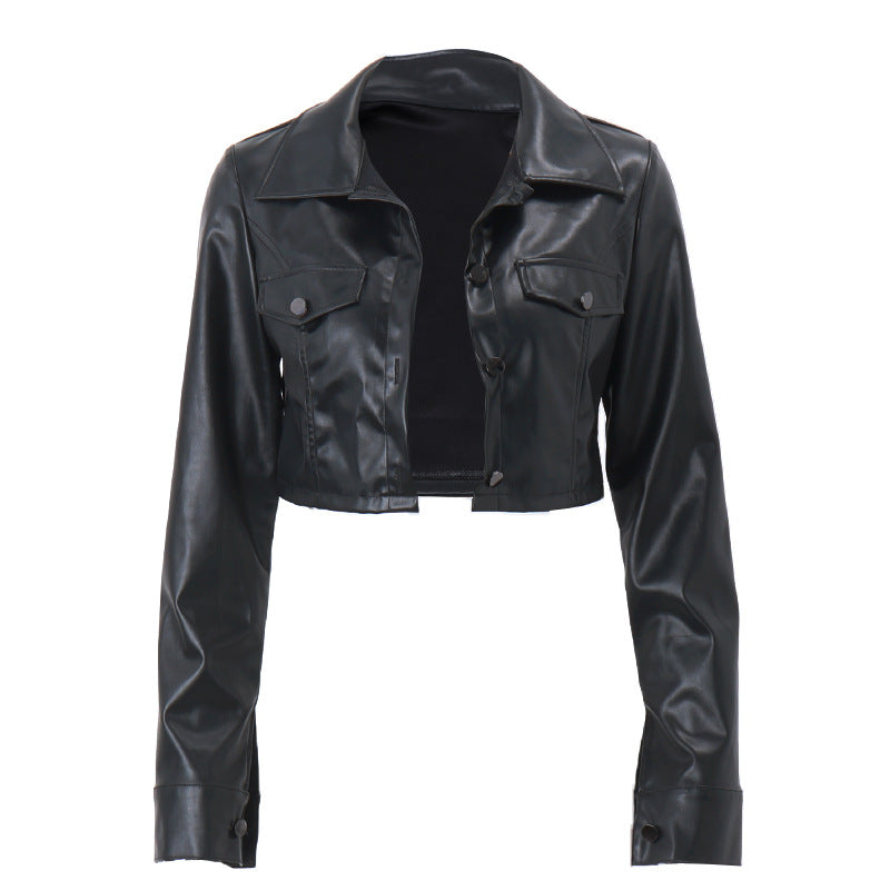 Fashion Women's Motorcycle Suit Single Breasted Coat