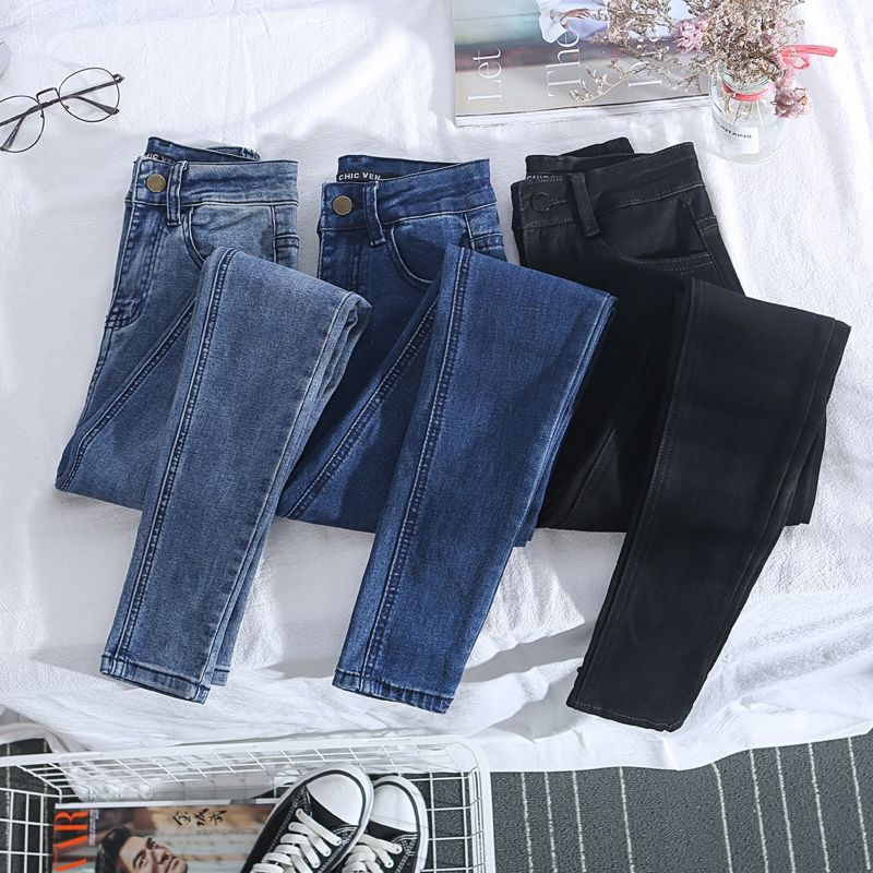 Pants Female Student Is Eighth Thin In Winter