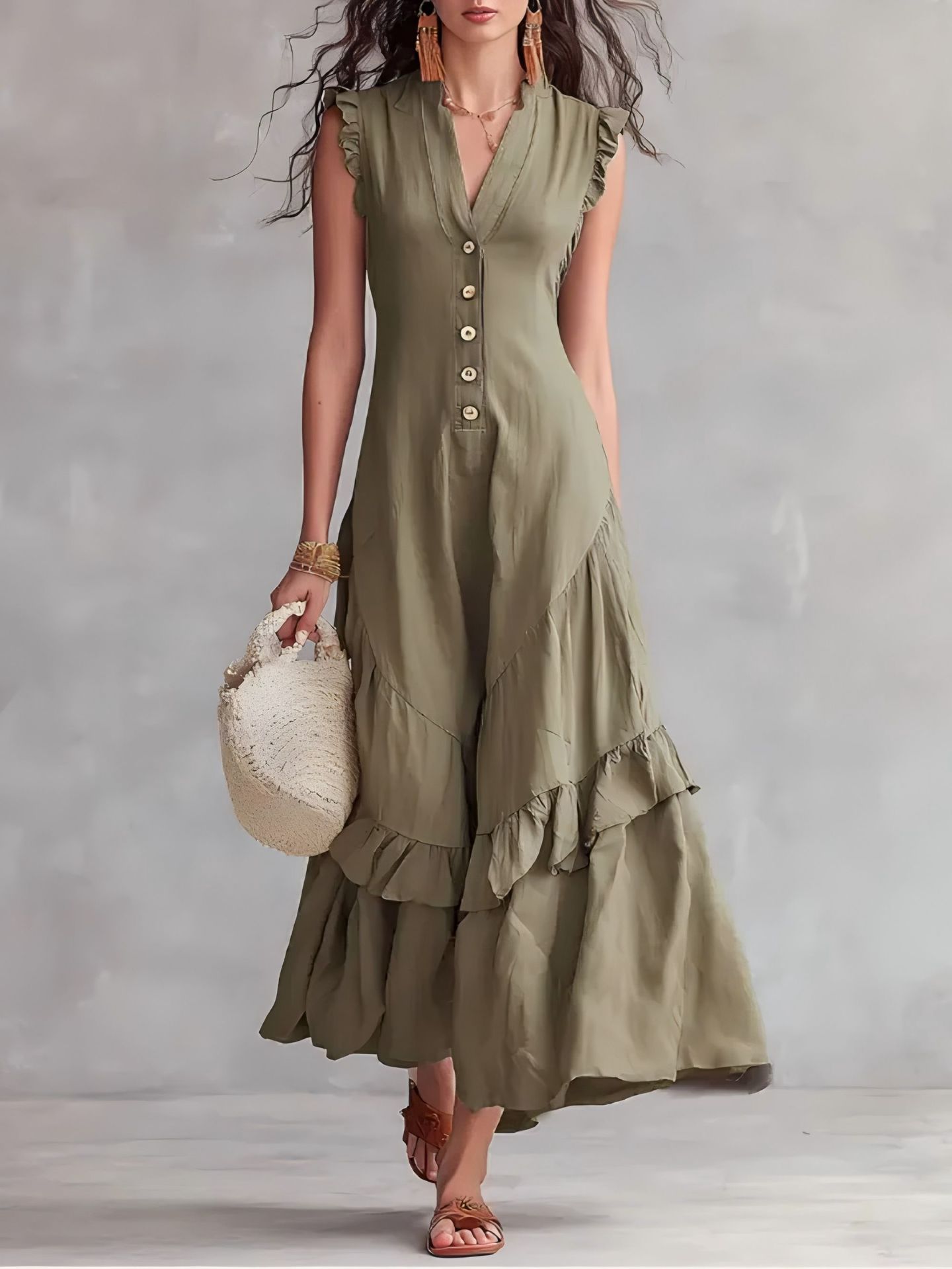 Elegant And Sophisticated Sleeveless Womens Dress