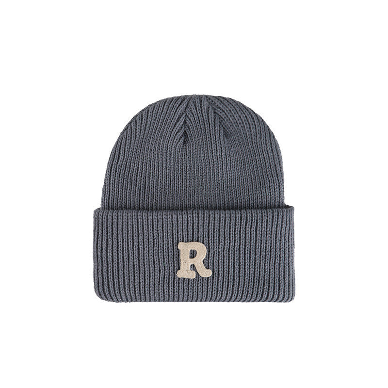 Female Fashion Casual Letter Woolen Hat