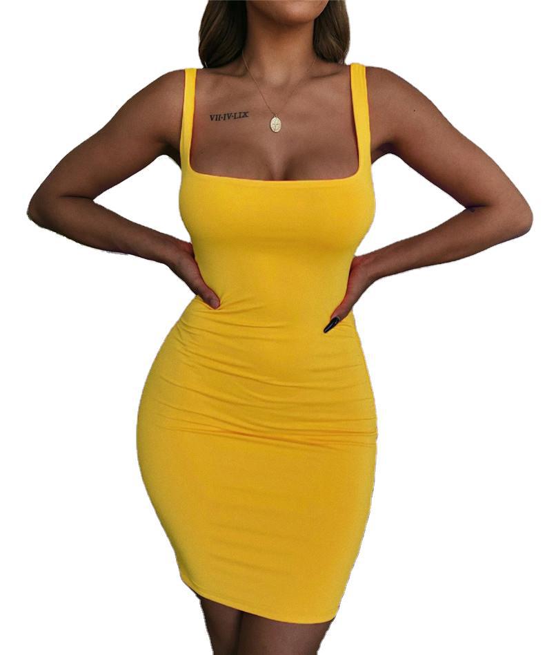 Solid-color Sheath Vest Camisole Plus Size Women's