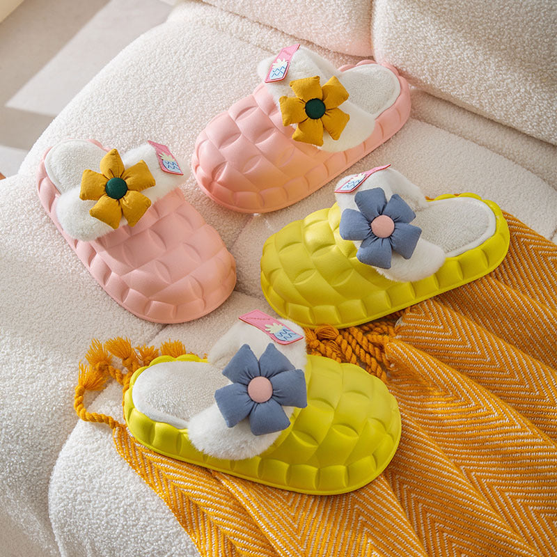 Women's Fashion Home Removable Waterproof Shoe Cover Slippers