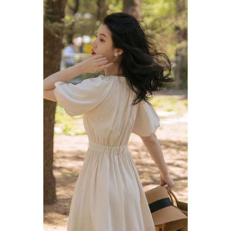 French Retro Romantic Dress For Women