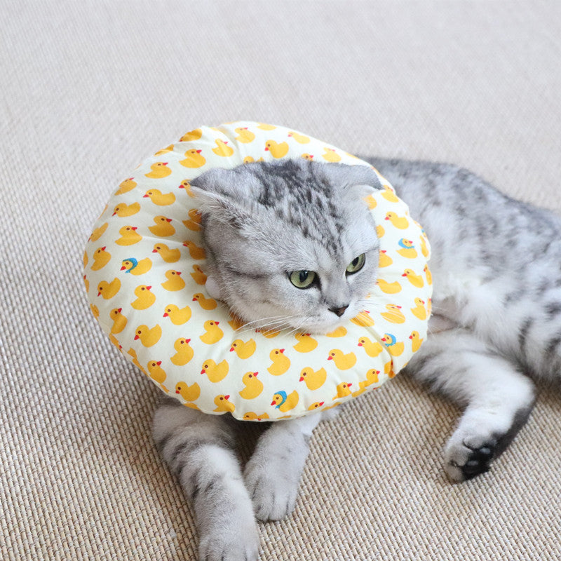 Elizabethan Ring Cat Anti-bite, Anti-lick And Anti-scratch Soft Headgear