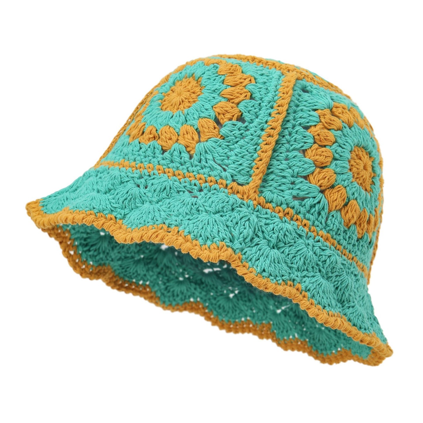 Knitted Fisherman Sun Protection Hat Sun Hat Outdoor UV-proof