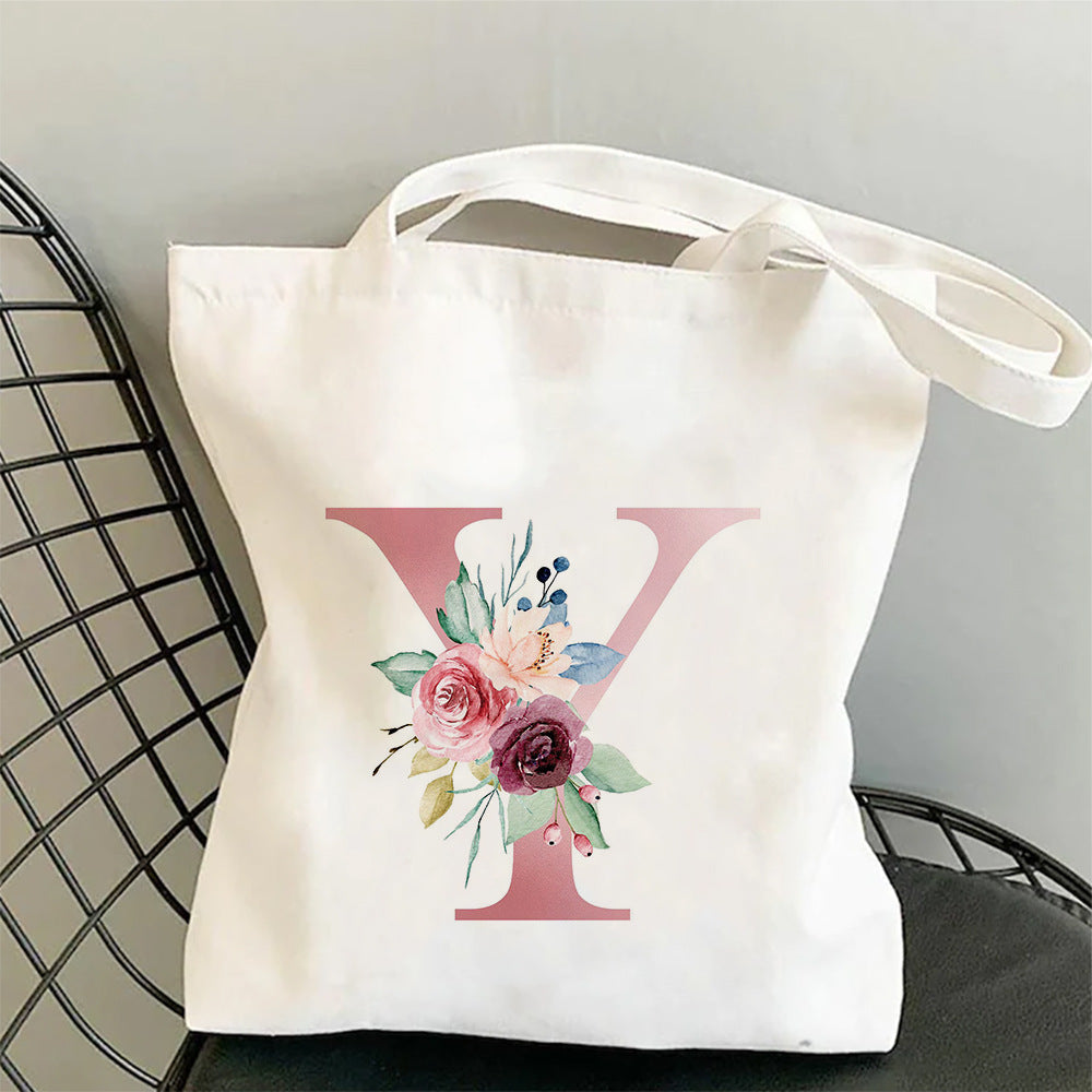 Printed Single Shoulder Folding Shopping Bag
