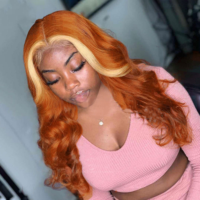 Ginger Body Wave Lace Front Paryk 613 Blond Farvet