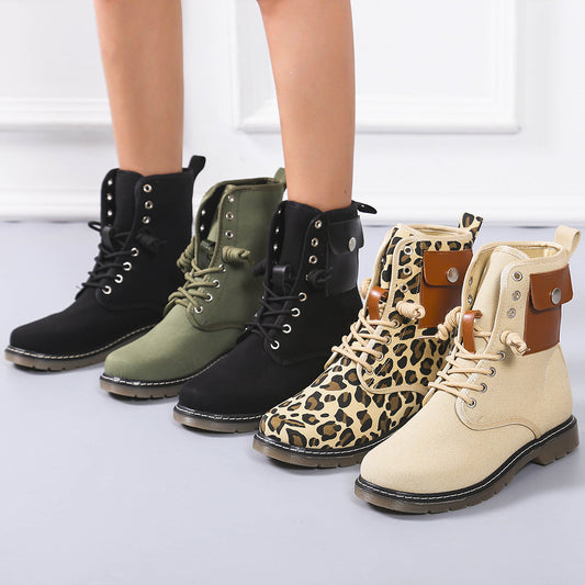 Autumn And Winter New Short Tube British Style Martin Boots
