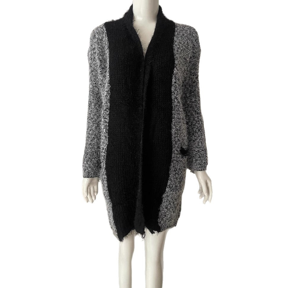 New Womens Mid-length Long-sleeve Coat