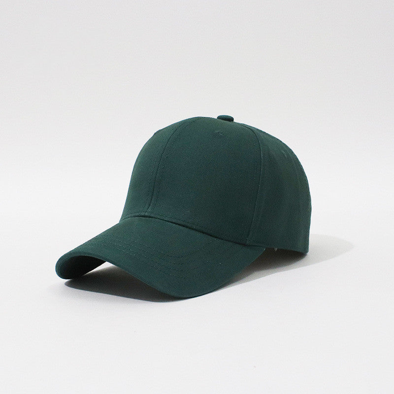 New Hard Top Solid Color Simple Fashion Household Baseball Hat