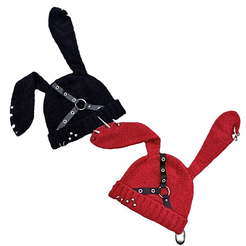 Women's Fashion Personalized Christmas Rabbit Ear Hat