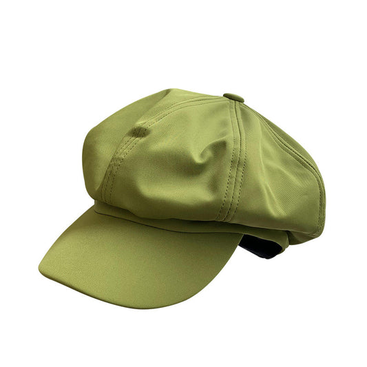 Octagonal Hat With Round Face For Slimming And Fashionable Look
