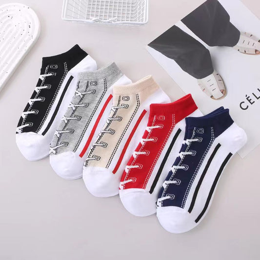 Women's Fashionable All-match Canvas Shoes Socks