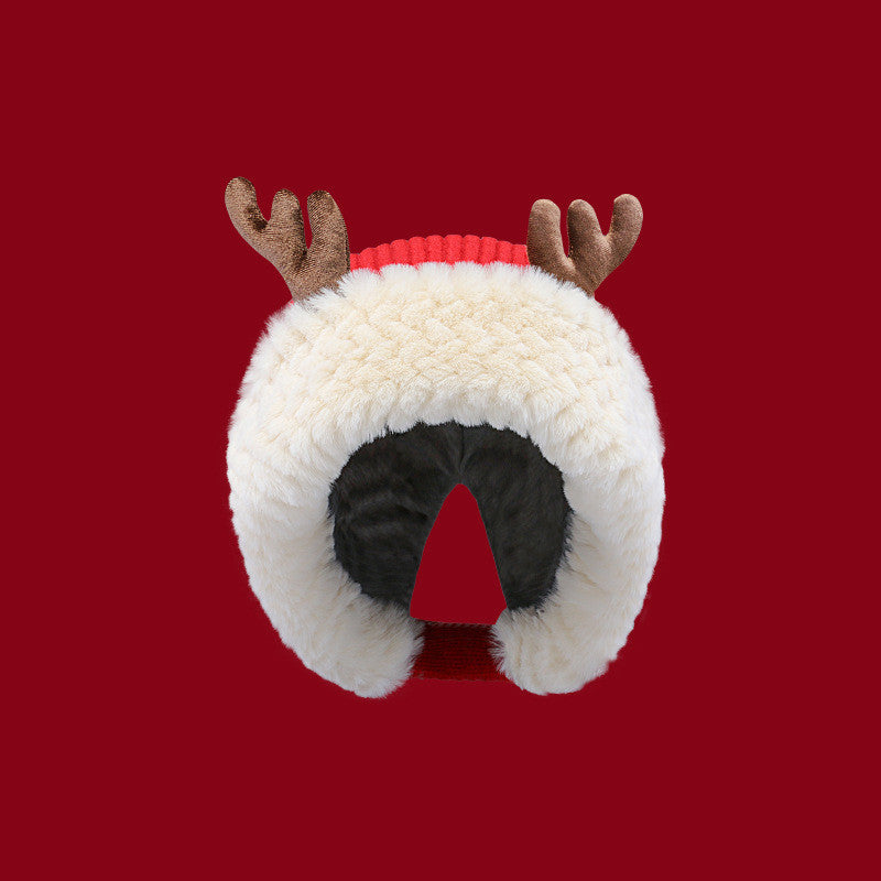 Women's Warm Face Small Plush Earmuffs