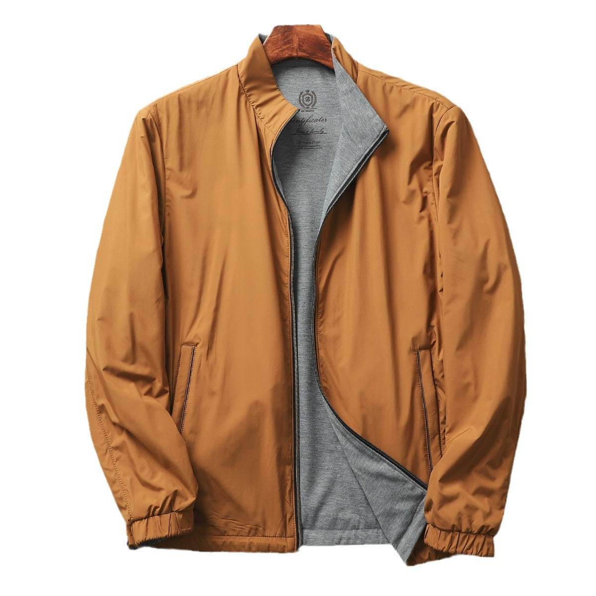 Men's High-end Business Casual Stand Collar Simple Jacket