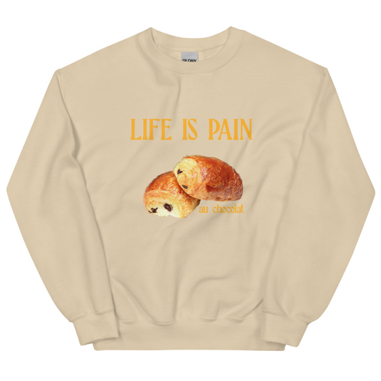 European American Fashion Floral Print Life Is Pain Round Neck Autumn And Winter Bottoming Long Sleeve