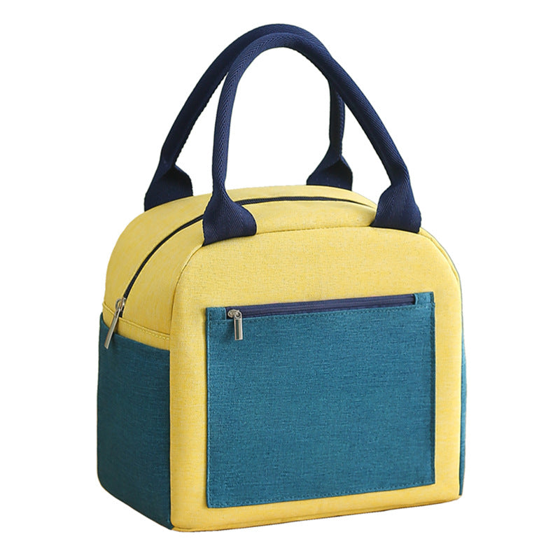 Aluminum Foil Thickening Waterproof Color Matching Lunch Insulation Bag