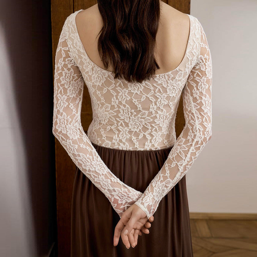 Stylish Minimalist Slim Fit Long Sleeve Top For Women