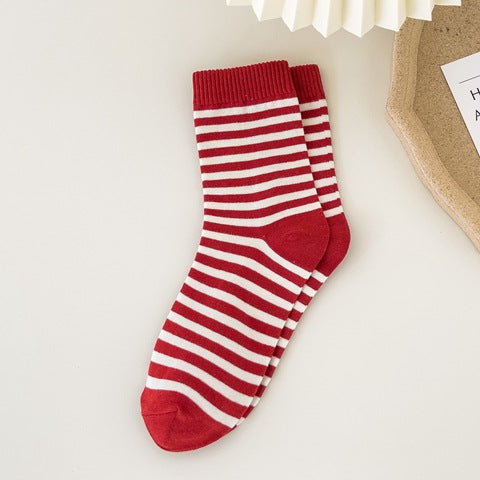 Red Sock Girl's Zodiac Year Christmas Medium Tube