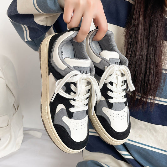 Casual All-match Niche Sneakers med tyk sål til studerende