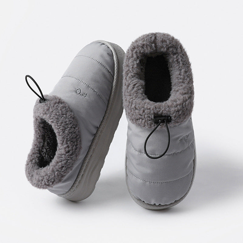 Cotton Slippers For Winter, Men And Women Adults, Furry Shoes, Indoor Cotton Shoes
