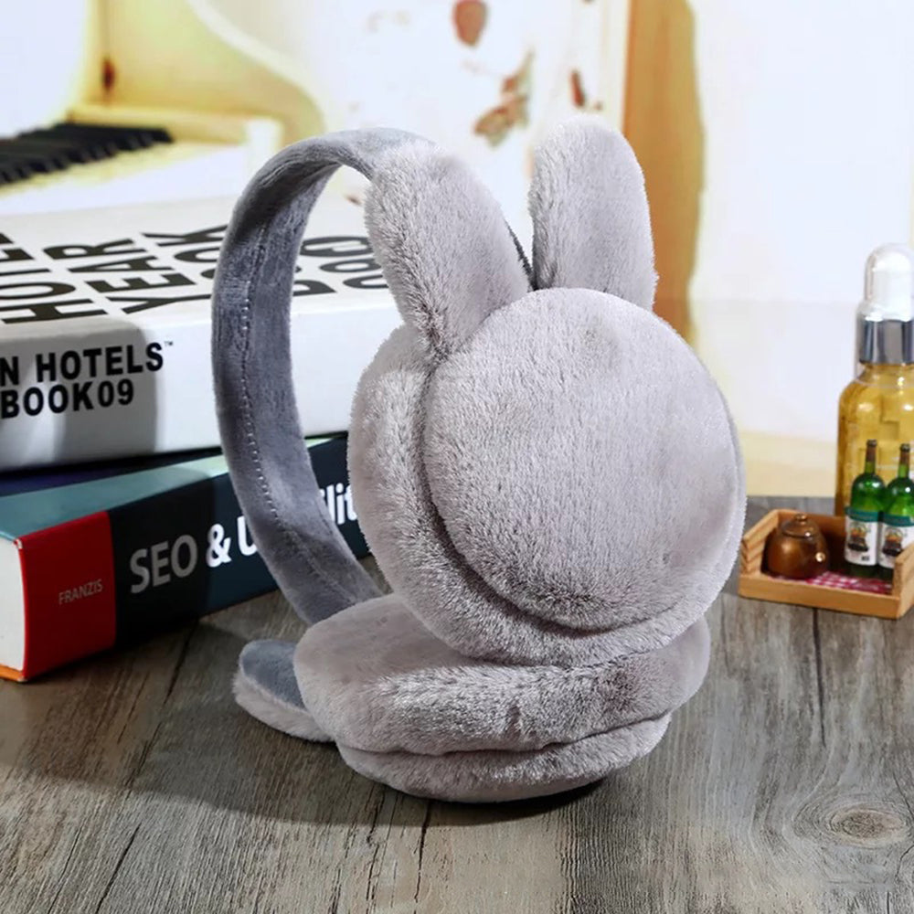 Creative Children's Folding Rabbit Ears Earmuffs Cartoon