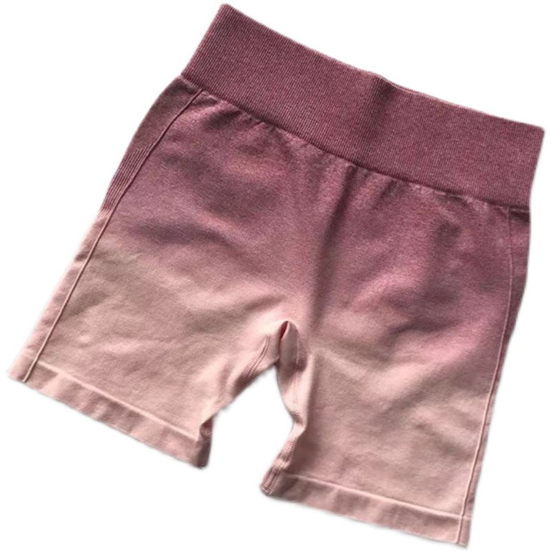 Anti-light Fast-drying Running Fitness Three-point Pants High Waist Peach Yoga Pants