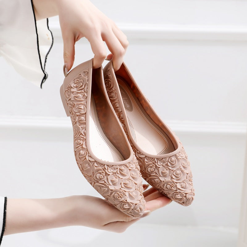 Women's Waterproof Non-slip Outer Wear Low-top Shallow Shoes