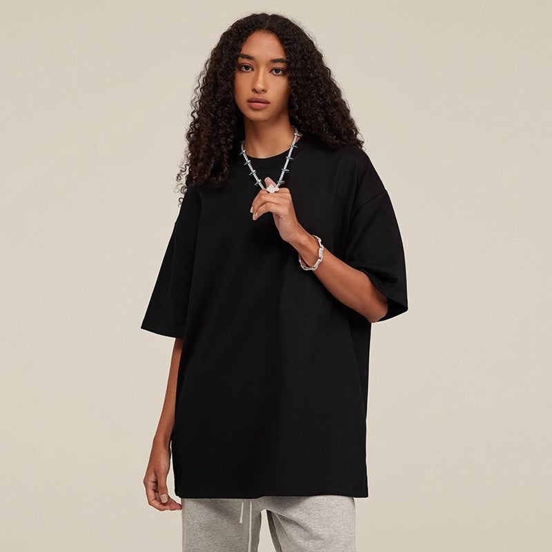 Solid Color Loose Half-sleeved T-shirt