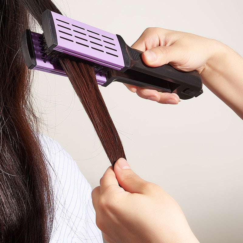 Pull Straight Clip Hair Plate Wholesale V Clip Plate Comb Mane Shape Straight Roll