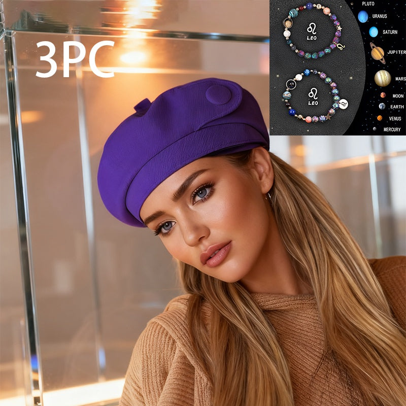 British-style Casual Painter Hat That Is Versatile And Can Show Off Your Face