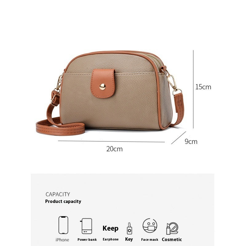 Women's One Shoulder Crossbody Texture Exquisite And Practical Stylish Bag