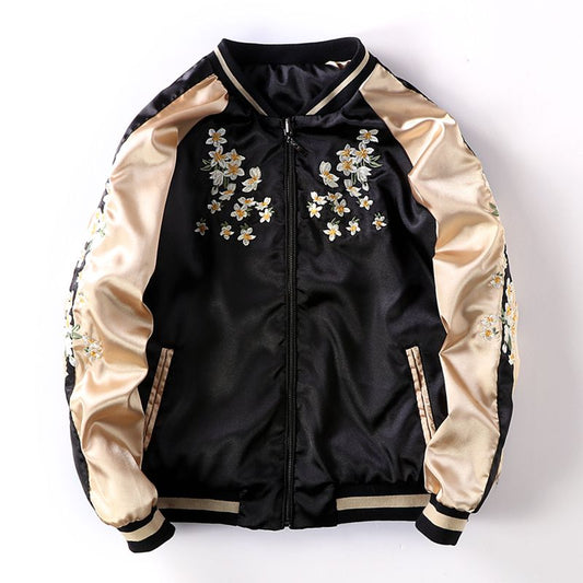 Baseball Suit Men's And Women's Embroidered Yokosuka Jacket