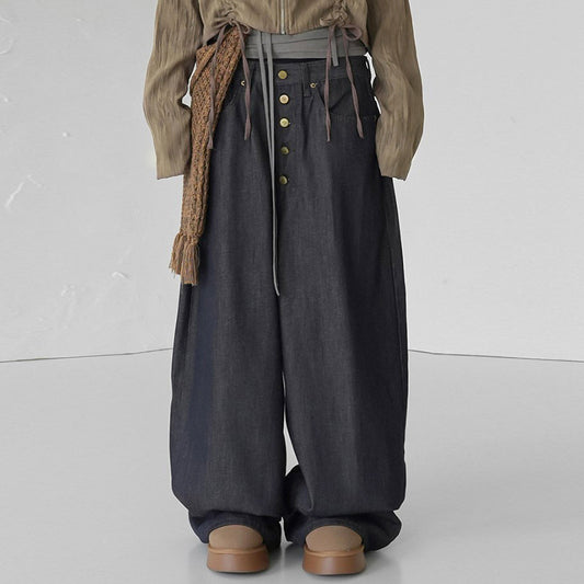 Design Loose Drooping Casual Trousers