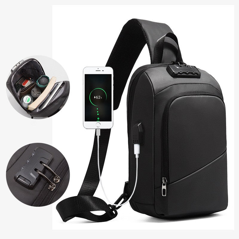 Men's Fashion One Shoulder Crossbody Bag