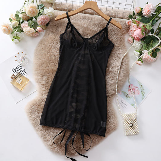 Women's Fashion Transparent Lace Jumpsuit