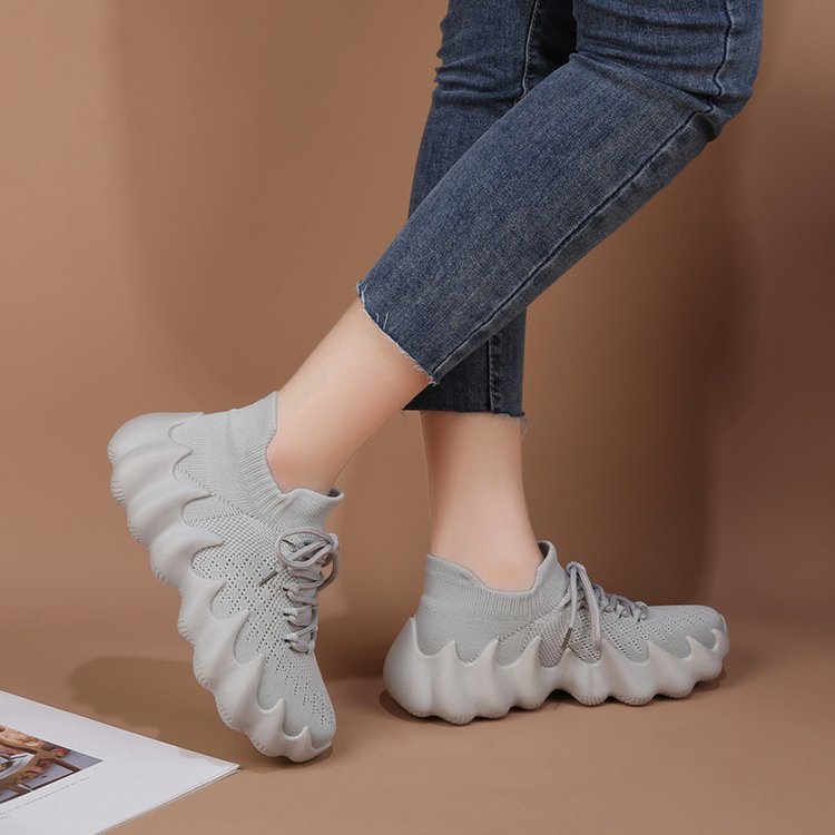 Ladies Breathable Mesh Fly Knit Octopus Shoes