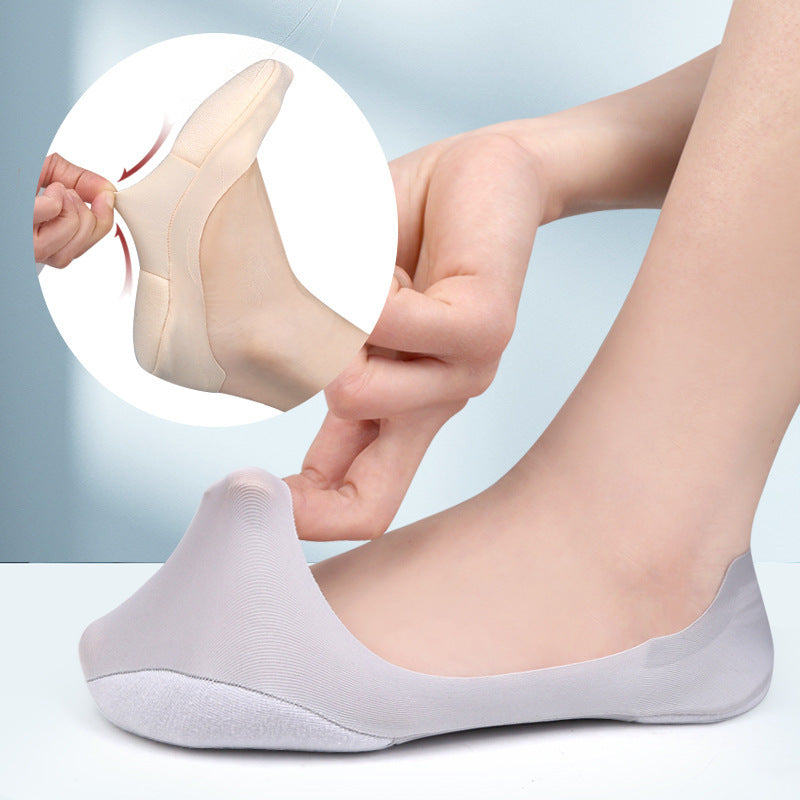 Women's Arch Invisible Low Cut Socks Soft Sponge Shock Absorption