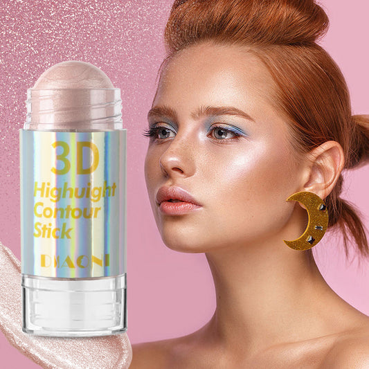 Highlight Contour Stick Outline Shading Powder Three-dimensional Brightening Crouching Silkworm Face Blusher