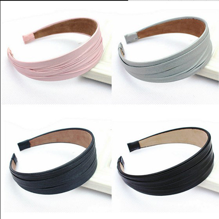 Fold Wide Brim Hair Pressing Hair-hoop Headband